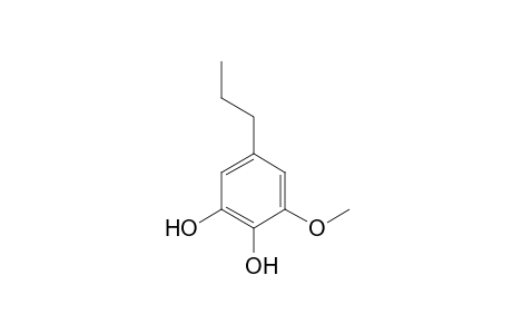 5-propyl-3-methoxy-1,2-benzenediol