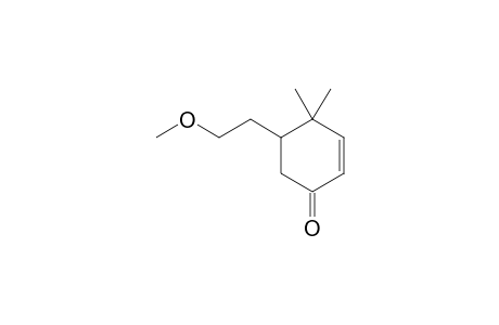 5-(2-METHOXYETHYL)-4,4-DIMETHYLCYCLOHEX-2-ENONE