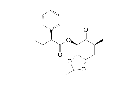 4,5-O-Isopropylidene-6-[(2S)-2'-phenylbutyryl]-gabosine F