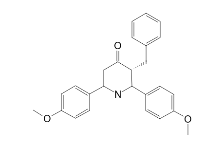 T(3)-BENZYL-R(2),C(6)-BIS-(4-METHOXYPHENYL)-PIPERIDIN-4-ONE
