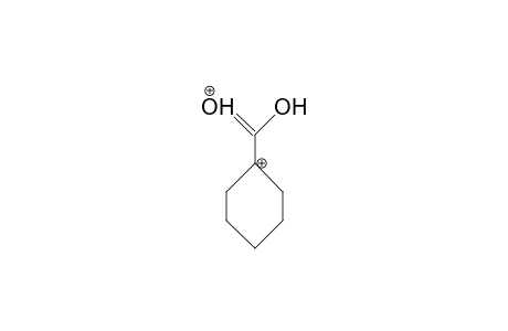 Cyclohexanecarboxylic acid, dication