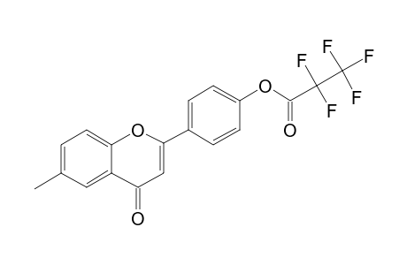 4'-(Pentafluoropropionyl)oxy-6-methylflavone