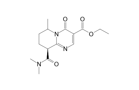 ETHYL-TRANS-6-METHYL-9,9-N-DIMETHYLCARBAMOYL-4-OXO-TETRAHYDRO-4H-PYRIDO-[1,2-A]-PYRIMIDIN-3-CARBOXYLATE