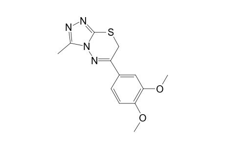 6-(3,4-Dimethoxyphenyl)-3-methyl-7H-[1,2,4]triazolo[3,4-b][1,3,4]thiadiazine