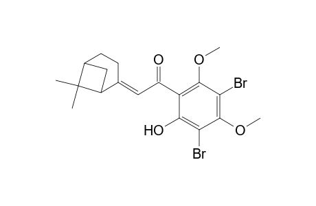 2-(6,6-Dimethylbicyclo[3.1.1]hept-2-ylidene)-1-(3,5-dibromo-2-hydroxy-4,6-dimethoxyphenyl)ethanone