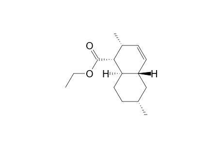 (1R,2R,4aS,6R,8aR)-2,6-dimethyl-1,2,4a,5,6,7,8,8a-octahydronaphthalene-1-carboxylic acid ethyl ester