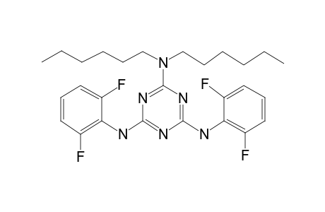 1,3,5-Triazine-2,4,6-triamine, N',N''-bis(2,6-difluorophenyl)-N,N-dihexyl-