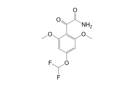 2-(4-Difluoromethoxy-2,6-dimethoxyphenyl)-2-oxoacetamide