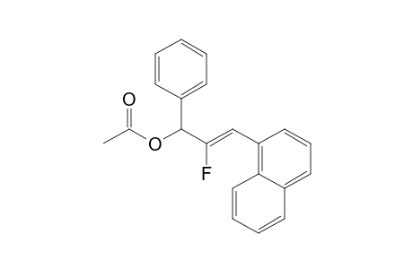 (Z)-2-Fluoro-3-(1-naphthyl)-1-phenyl-2-propenyl acetate