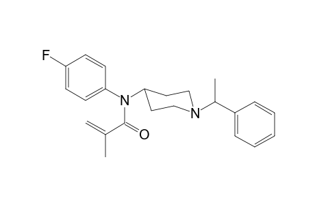 N-4-Fluorophenyl-2-methyl-N-[1-(1-phenylethyl)piperidin-4-yl]prop-2-enamide