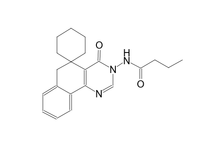 N-(4-oxo-4,6-dihydro-3H-spiro[benzo[h]quinazoline-5,1'-cyclohexan]-3-yl)butyramide