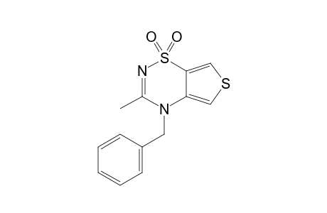 3-METHYL-4-BENZYL-4H-THIENO-[3,4-E]-1,2,4-THIADIAZINE-1,1-DIOXIDE