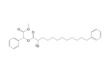 mandelate of [methyl 12-phenyl(2-deuterio)dodecanoate]