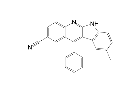 2-Cyano-11-phenyl-9-methyl-6H-indolo[2,3-b]quinoline