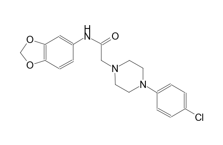 1-piperazineacetamide, N-(1,3-benzodioxol-5-yl)-4-(4-chlorophenyl)-