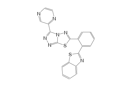 benzothiazole, 2-[2-(3-pyrazinyl[1,2,4]triazolo[3,4-b][1,3,4]thiadiazol-6-yl)phenyl]-