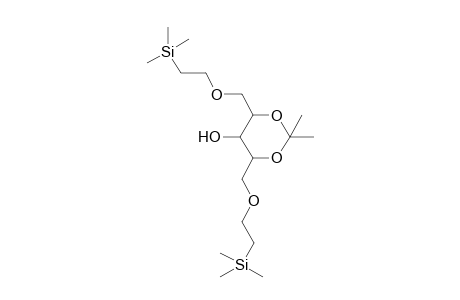 2,2-Dimethyl-4,6-bis{[2'-(1",1",1"-trimethylsilyl)ethoxy]methyl]-1,3-dioxan-5-ol