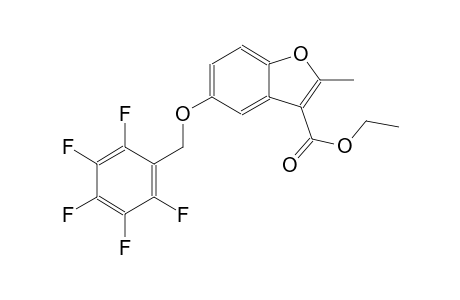 ethyl 2-methyl-5-[(2,3,4,5,6-pentafluorobenzyl)oxy]-1-benzofuran-3-carboxylate