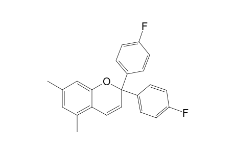 2,2-DI-(4-FLUOROPHENYL)-5,7-DIMETHYL-2H-BENZOPYRAN