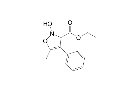 2-Hydroxy-5-methyl-4-phenyl-3H-isoxazole-3-carboxylic acid ethyl ester
