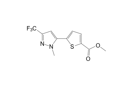 5-[1-methyl-3-(trifluoromethyl)pyrazol-5-yl]-2-thiophenecarboxylic acid, methyl ester