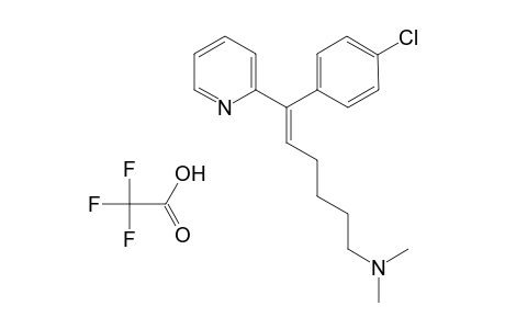 (5E)-6-(4-Chlorophenyl)-N,N-dimethyl-6-(2-pyridyl)hex-5-en-1-ammonium trifluoroacetate