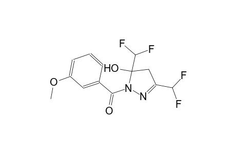 3,5-bis(difluoromethyl)-1-(3-methoxybenzoyl)-4,5-dihydro-1H-pyrazol-5-ol
