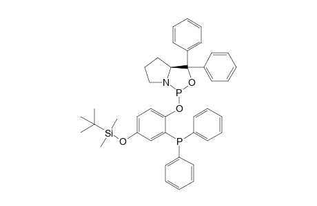 (3aS)-1-[4-(tert-Butyldimethylsilyloxy)-2-diphenylphosphanylphenoxy]-3,3-diphenyltetrahydro-2-oxa-6a-aza-1-phosphapentalene