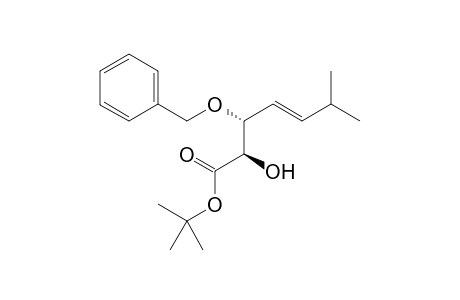 (2R,3R,E)-tert-butyl 3-(benzyloxy)-2-hydroxy-6-methylhept-4-enoate