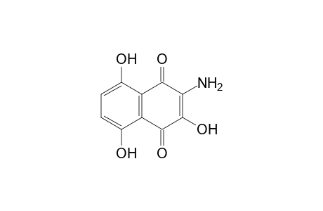 2-Amino-3,5,8-trihydroxy-1,4-dihydronaphthalene-1,4-dione