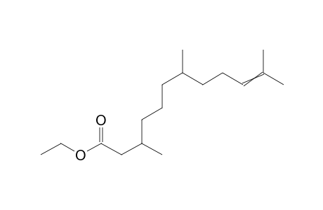Ethyl 3,7,11-trimethyl-10-dodecenoate