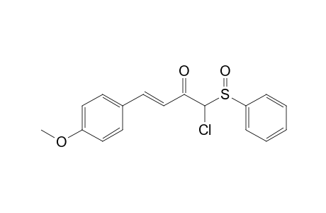 (E)-1-Chloro-4-(4-methoxyphenyl)-1-(phenylsulfinyl)but-3-en-2-one