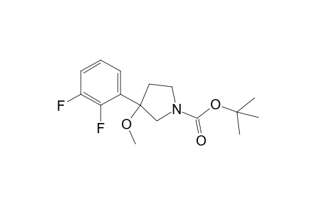 tert-butyl 3-(2,3-difluorophenyl)-3-methoxypyrrolidin-1-carboxylate