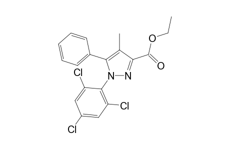 Ethyl 4-methyl-5-phenyl-1-(2,4,6-trichlorophenyl)-1H-pyrazole-3-carboxylate