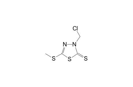 3-(chloromethyl)-5-methylsulfanyl-1,3,4-thiadiazole-2-thione