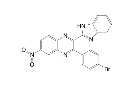 2-(Benzimidazol-2-yl)-3-(4-bromophenyl)-6-nitroquinoxaline