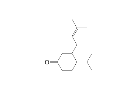 4-Isopropyl-3-(2-methyl-2-buten-4-yl)cyclohexanone