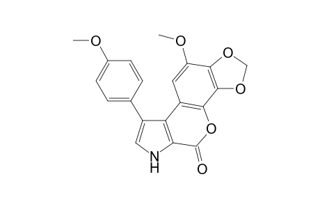 1-(4-Methoxyphenyl)-9-methoxy[1,3]dioxolo[4,5-h]chromeno[3,4-b]pyrrole-4(3H)-one