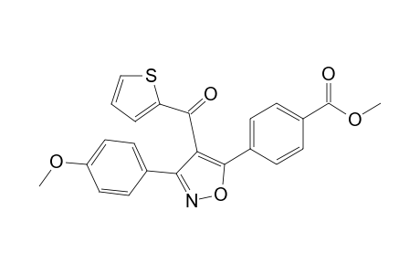 Methyl 4-[3-(4-methoxyphenyl)-4-(thiophene-2-carbonyl)isoxazol-5-yl]benzoate