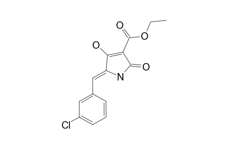 5-(3'-CHLOROBENZYLIDENE)-3-ETHOXYCARBONYL-TETRAMIC-ACID