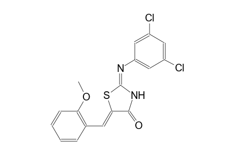 (5Z)-2-(3,5-dichloroanilino)-5-(2-methoxybenzylidene)-1,3-thiazol-4(5H)-one