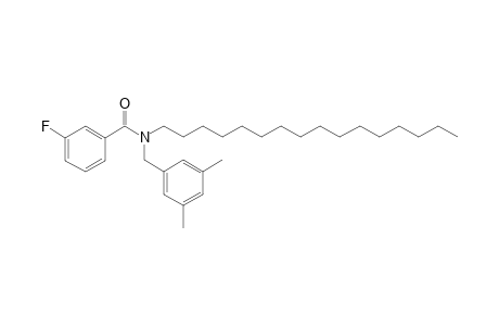 Benzamide, 3-fluoro-N-(3,5-dimethylbenzyl)-N-hexadecyl-