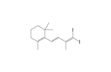 1,1-Diiodo-2-methyl-4-(2,6,6-trimethylcyclohex-1-enyl)butadiene