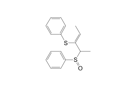 Benzene, [[1-methyl-2-(phenylthio)-2-butenyl]sulfinyl]-, (Z)-