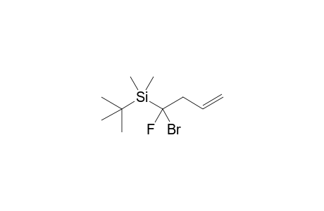 (1-bromanyl-1-fluoranyl-but-3-enyl)-tert-butyl-dimethyl-silane