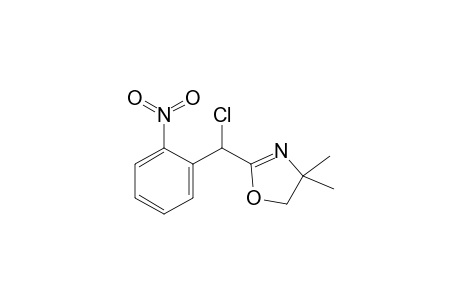 2-[chloranyl-(2-nitrophenyl)methyl]-4,4-dimethyl-5H-1,3-oxazole