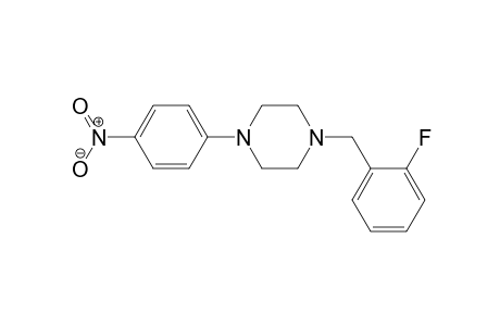 1-(2-Fluorobenzyl)-4-(4-nitrophenyl)piperazine