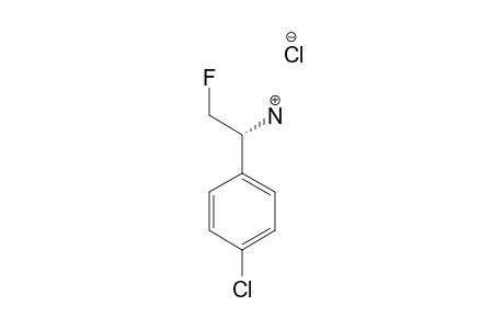 (S)-1-(4-CHLOROPHENYL)-2-FLUOROETHANAMINE-HYDROCHLORIDE