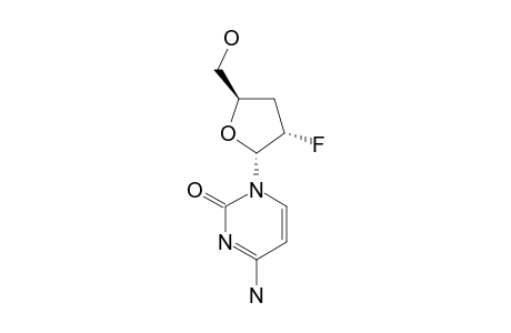 ALPHA-(D)-2',3'-DIDEOXY-2'-FLUORO-CYTIDINE