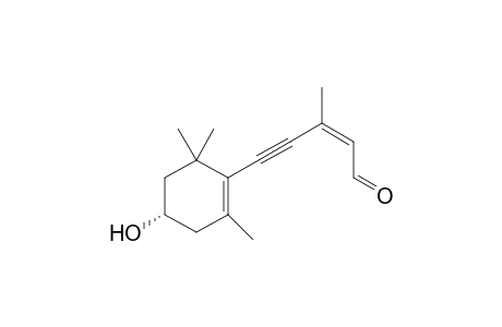 2Z-5-((4'R)-4'-Hydroxy-2',2',6'-trimethylcyclohex-1'-enyl)-3-methyl-2-penten-4-yn-1-al
